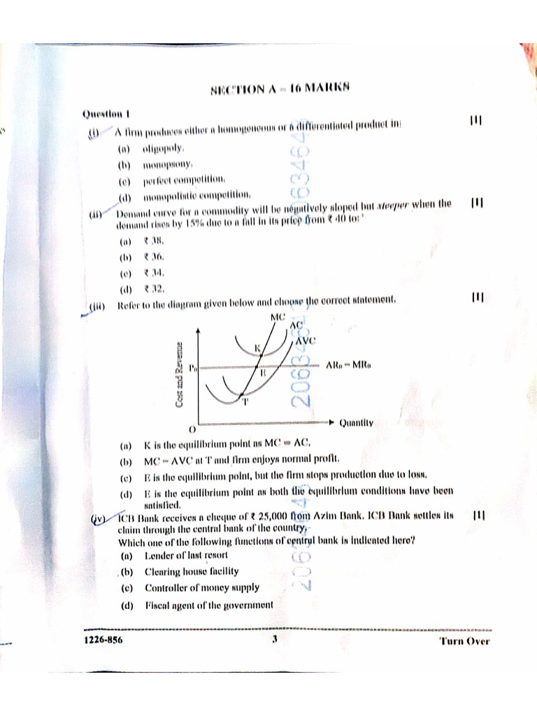 Question Paper | PDF