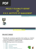 Project Feasibility Report on a Instiutes School College