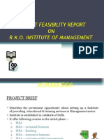 Project Feasibility Report On A Instiutes School College