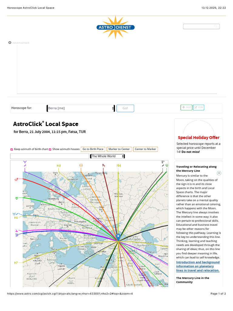 Horoscope AstroClick Local Space | PDF | Horoscope