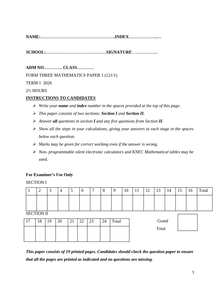 Mathematics - PP1 - Question Paper | PDF | Triangle | Pound Sterling