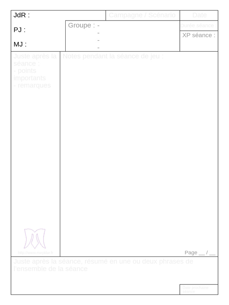 JDR Prise de Notes Avec La Méthode Cornell | PDF