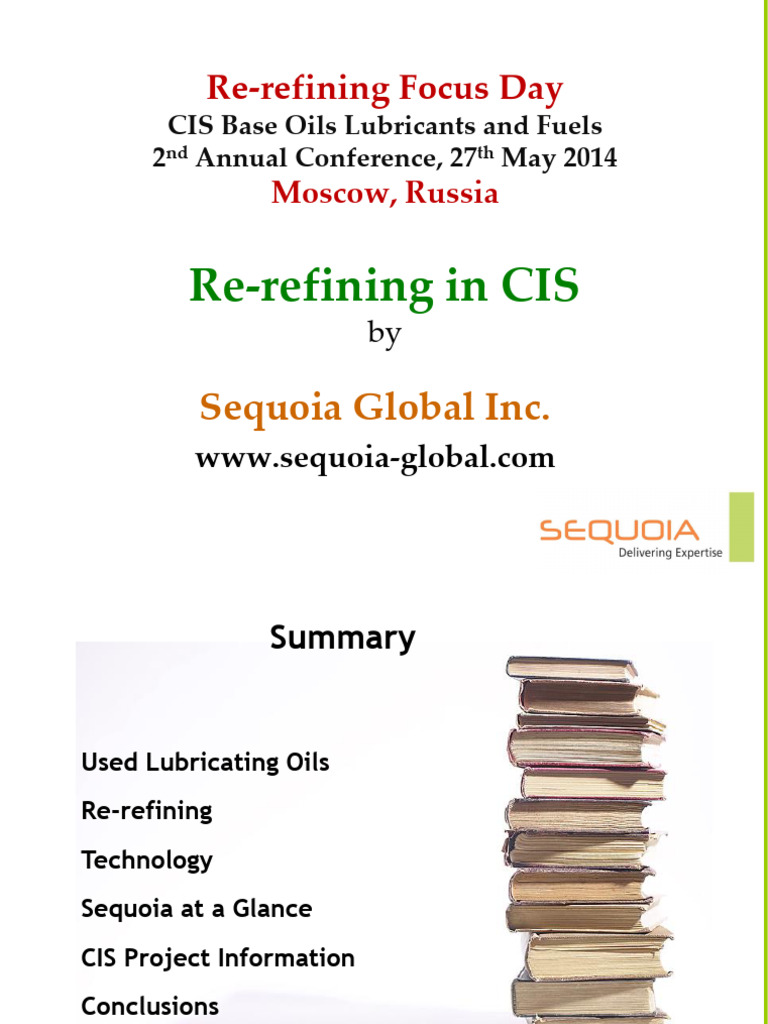 Re Refining Focus Day CIS Base Oils Lubr | PDF | Lubricant | Oil