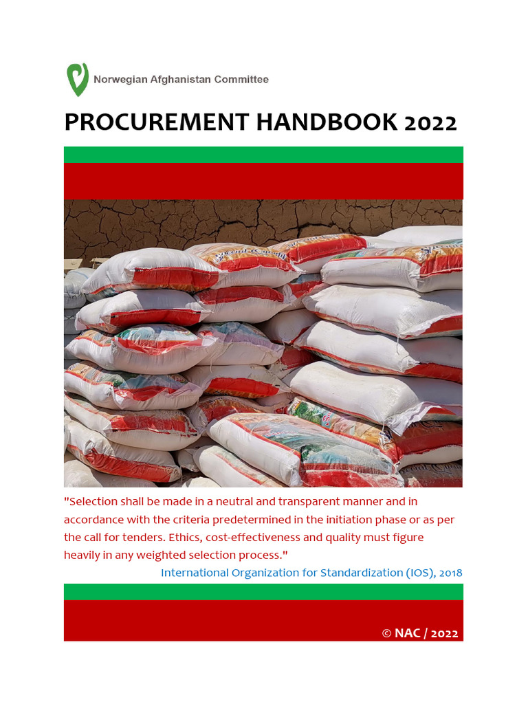 NAC Procurement Handbook 2022 | PDF