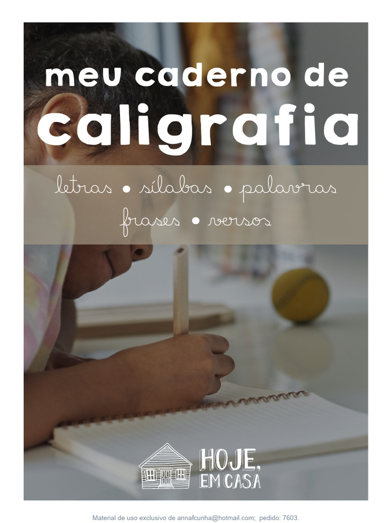 Caderno de Caligrafia Completo para Adultos | PDF | Caixa alta e caixa ...