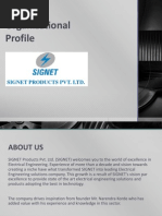 Signet Products Pvt. Ltd. - Profile