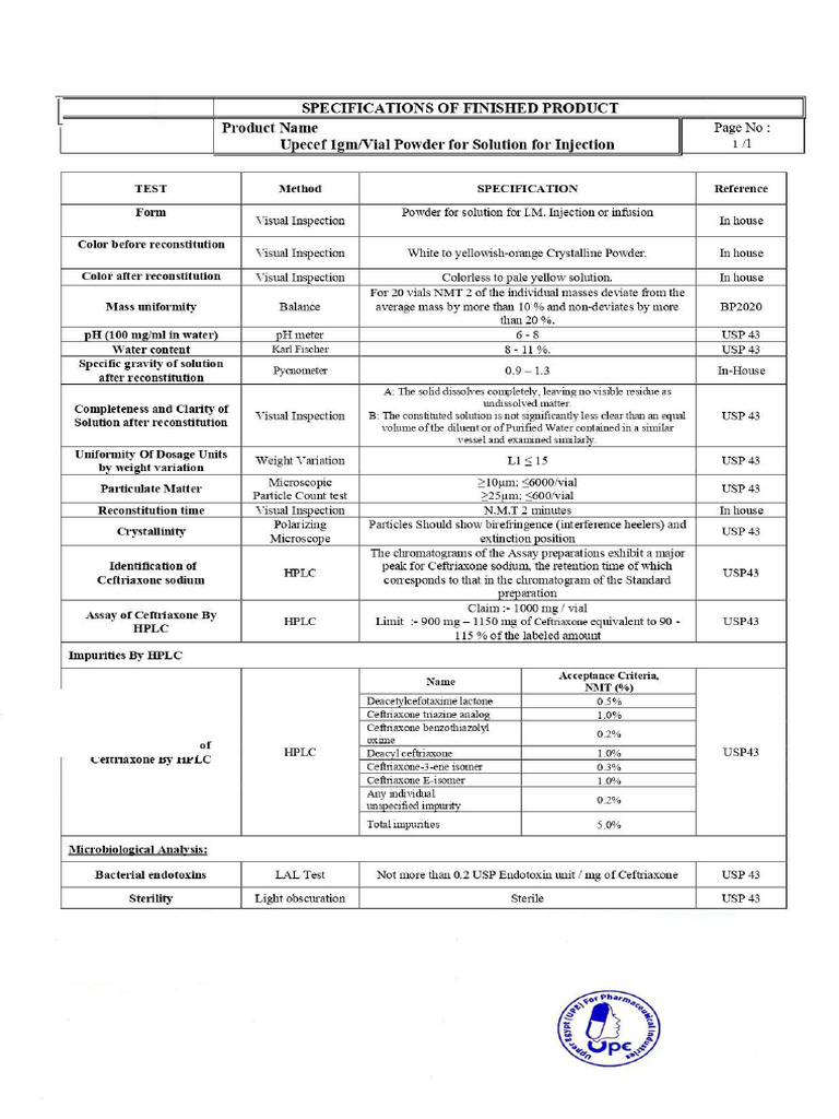 5 FP Specification | PDF