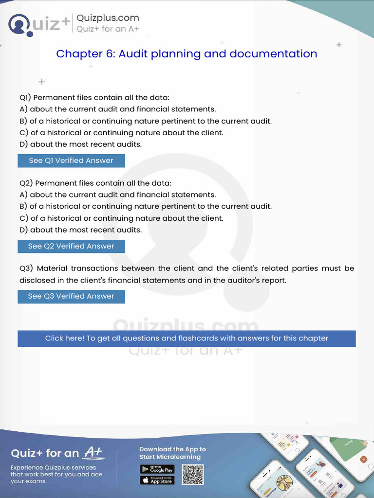 Permanent Files Contain All The Data | PDF | Audit | Auditor's Report
