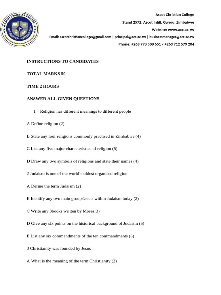 Exam FRS | PDF