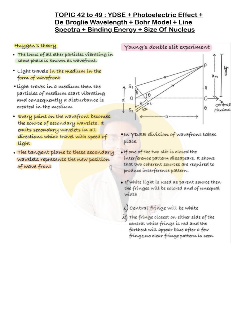 12 TH Physics 80 Imp Topics Batch Notes | PDF