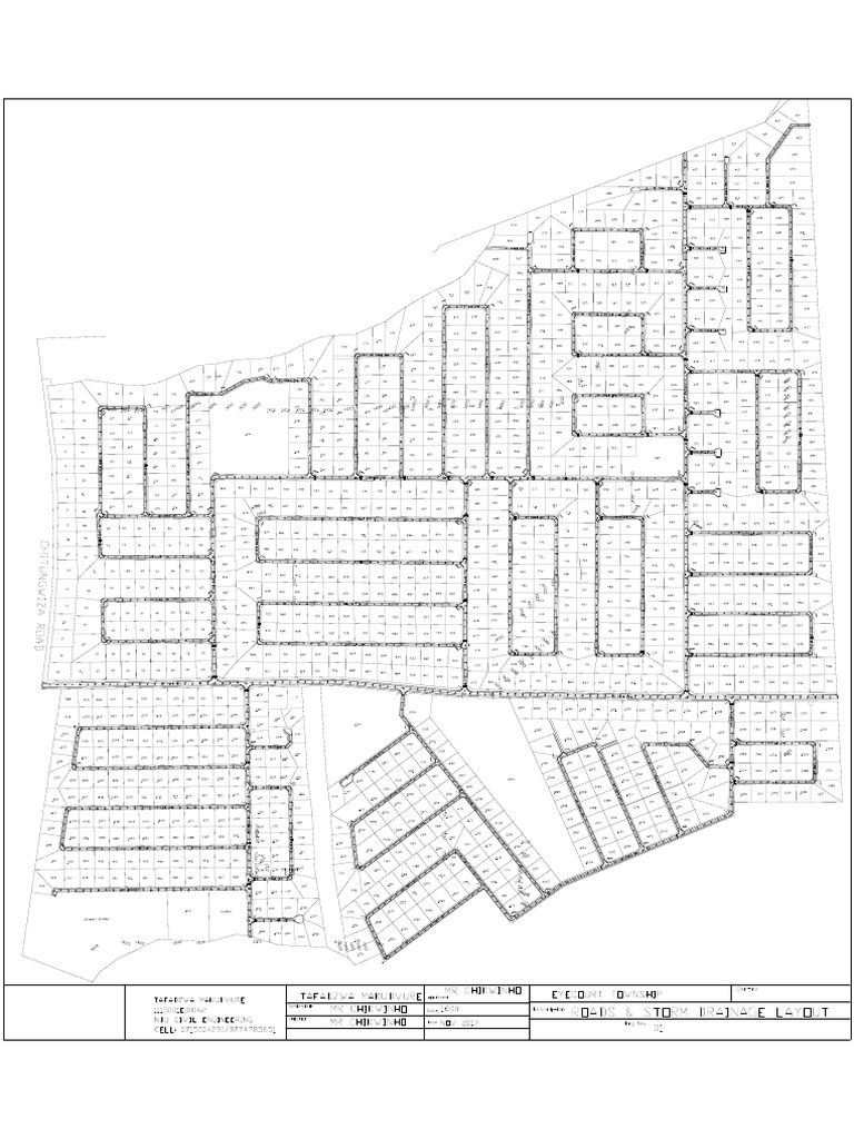 Roads Layout PDF | PDF