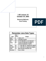 Remember Java Data Types: October 24, 2005