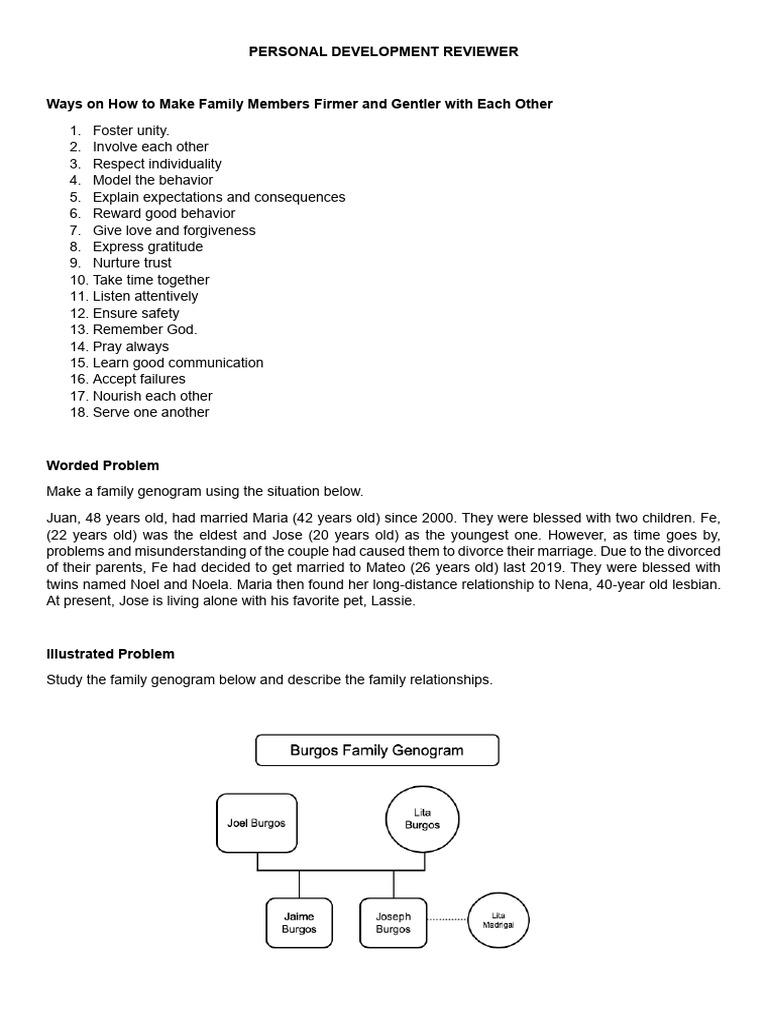 Personal Development Reviewer January | PDF | Love | Passion (Emotion)
