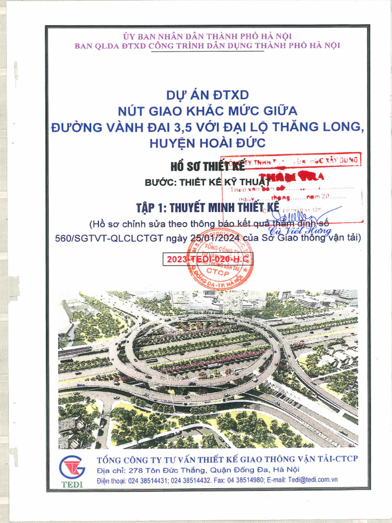 Tap 1. Thuyet Minh Thiet Ke | PDF