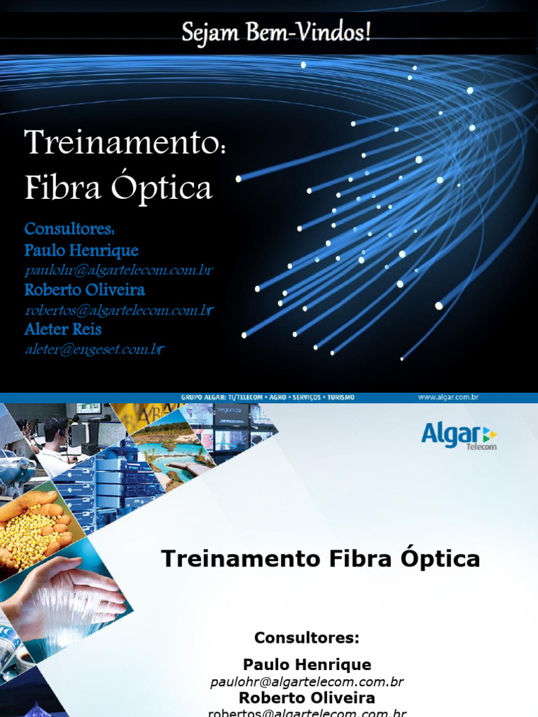 Treinamento de Fibra Aleter-Udi | PDF | Fibra ótica | Ondas