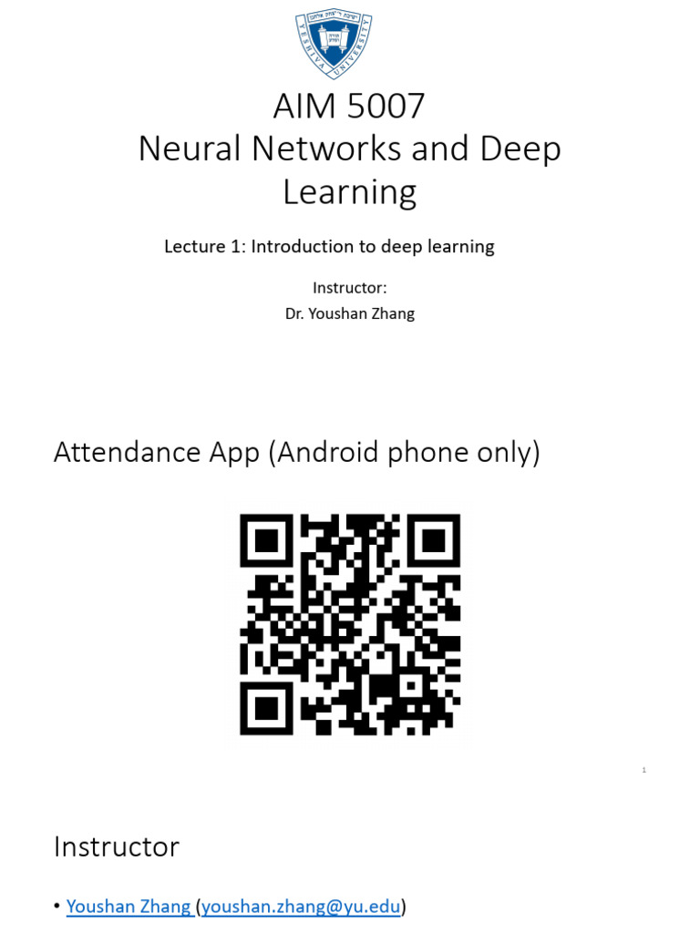 Introduction To Deep Learning | PDF | Machine Learning | Deep Learning