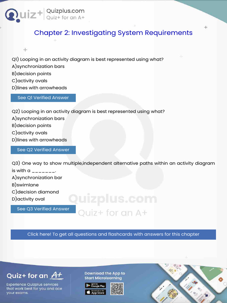 Looping in An Activity Diagram Is Best Represented Using What | PDF
