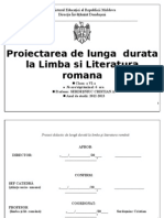 Proiect L Rom CL 6