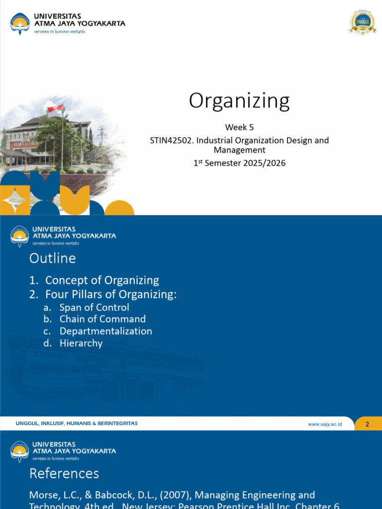 Organizing (IODM 1st 2025 2026) | PDF