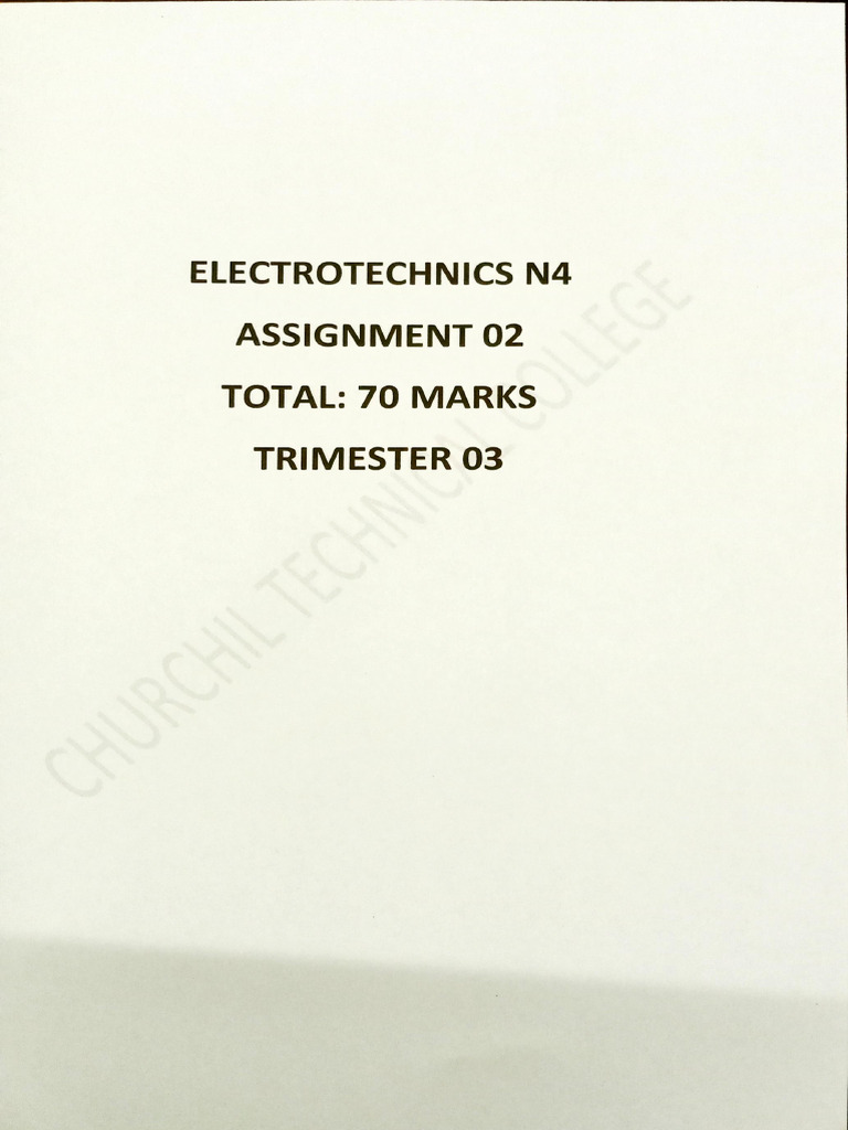 Electro n4 Ass 02 | PDF