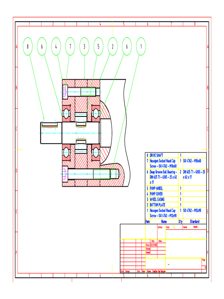 Gear Pump Subassy-Model | PDF