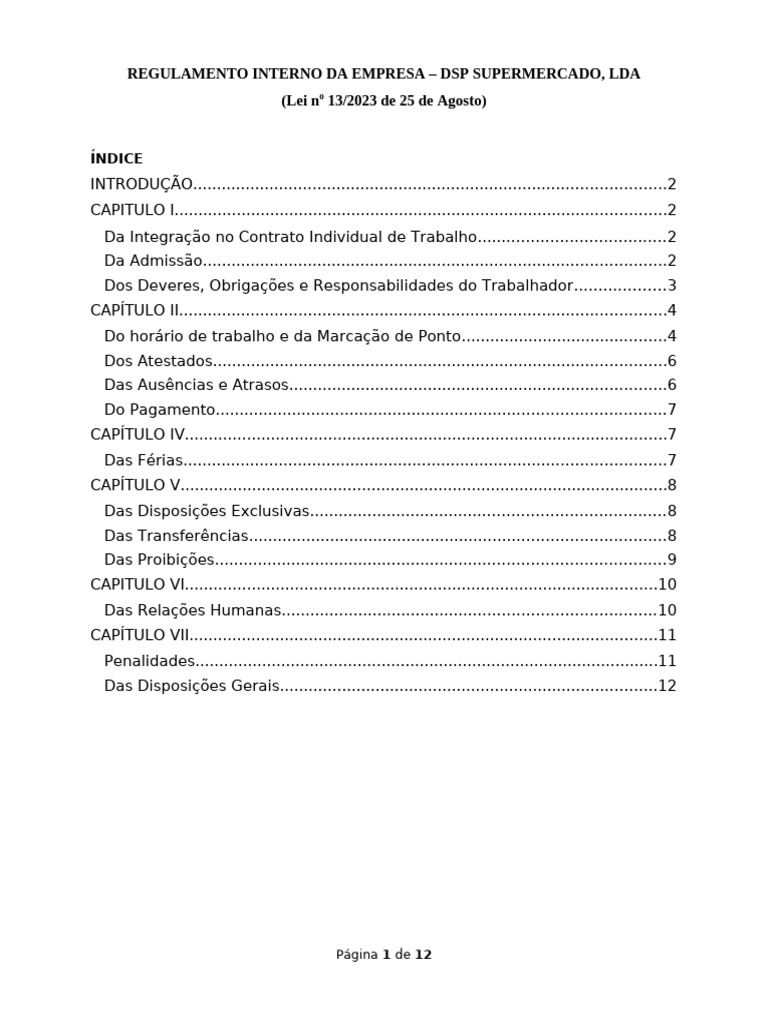 Reg. Interno DSP | PDF