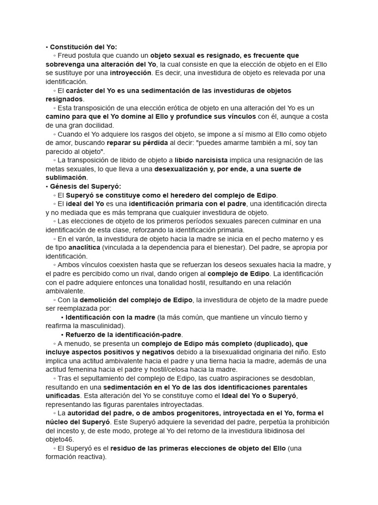 Freud El Yo y El Ello | PDF