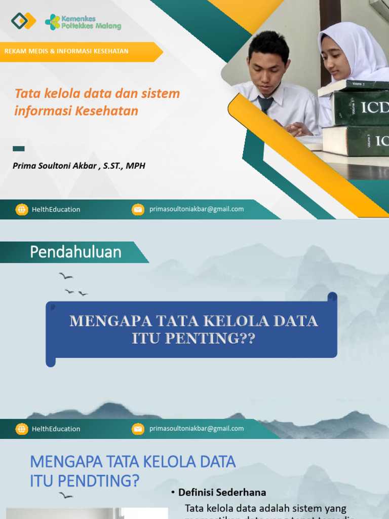 TM 3 Tata Kelola Data Dan Sistem Informasi Kesehatan | PDF