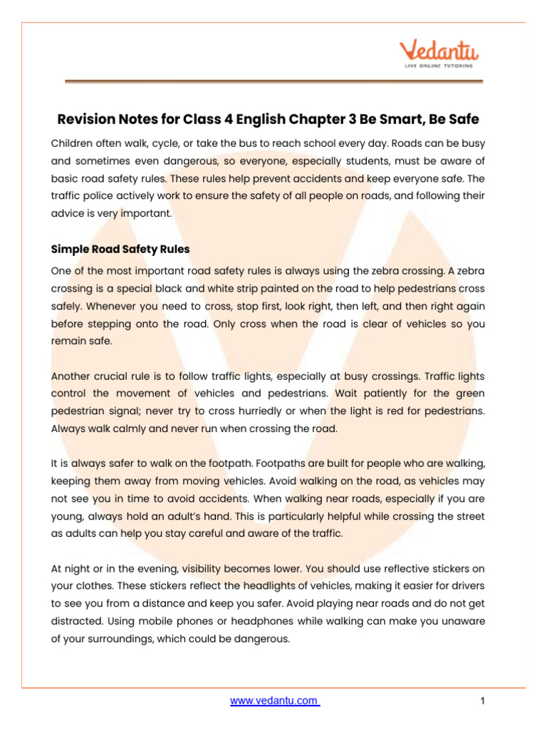 CBSE Notes Class 4 English Chapter 3 by Me | PDF