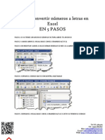 Cómo Convertir Números A Letras en Excel