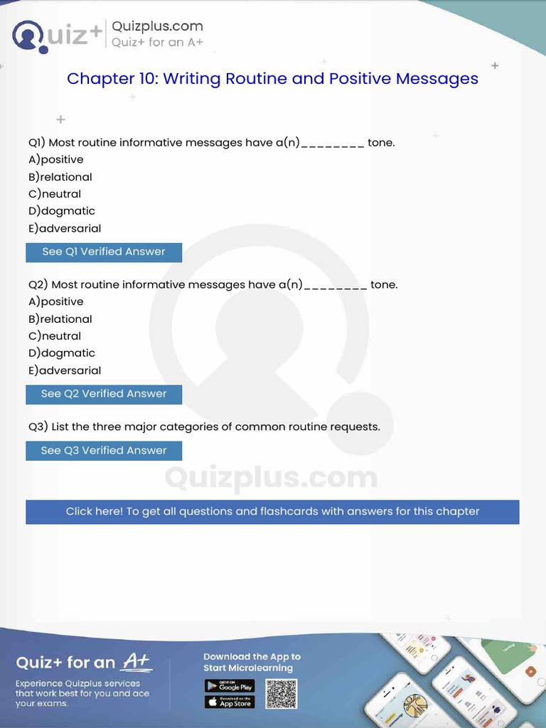 Most Routine Informative Messages Have An Tone | PDF | Communication ...