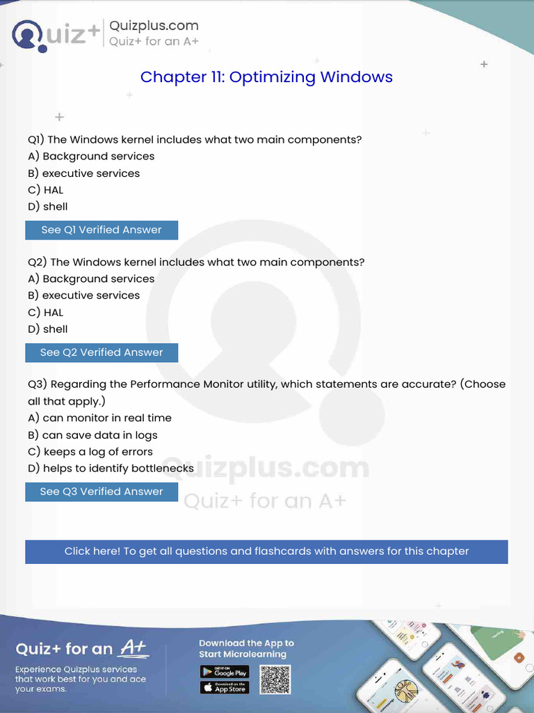 The Windows Kernel Includes What Two Main Components | PDF | Bios | Booting