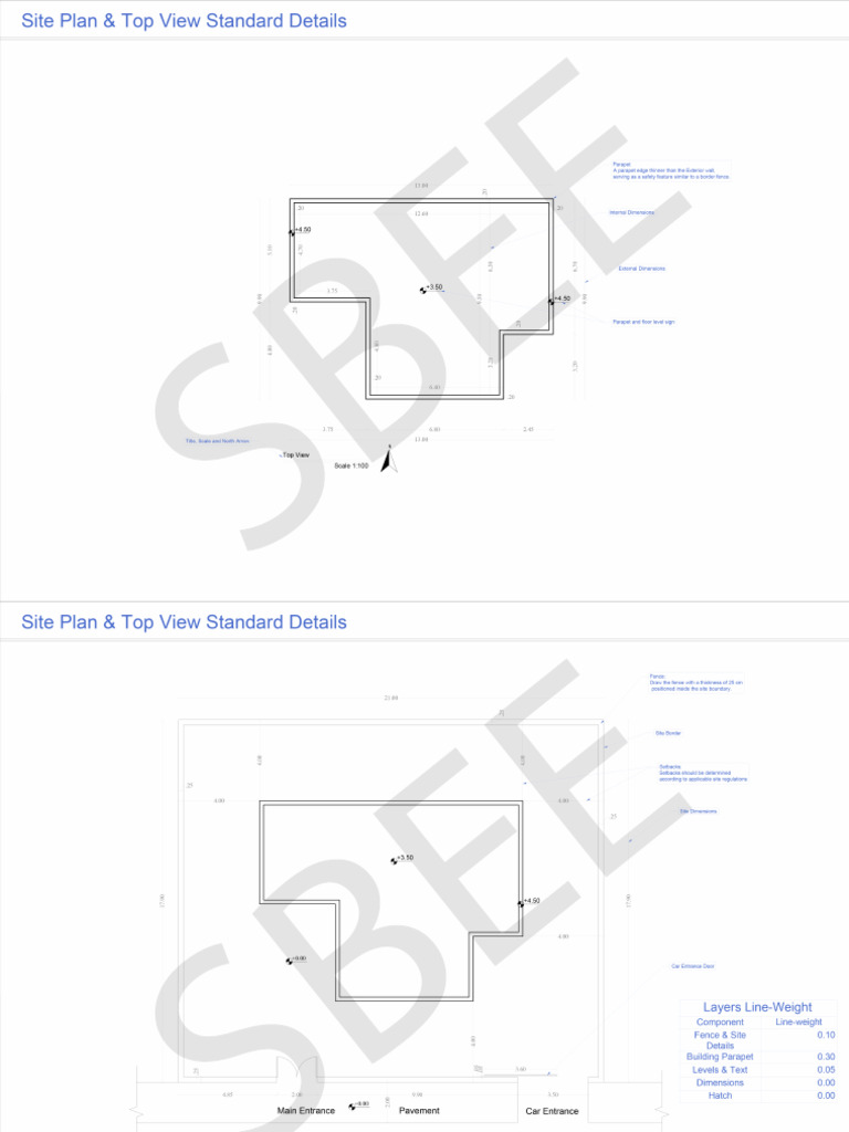 Session15 - Segment 72 - References (Site Plan Top View Standards) | PDF