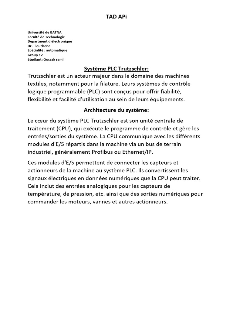 Tad Api | PDF | Programme informatique | Programmation