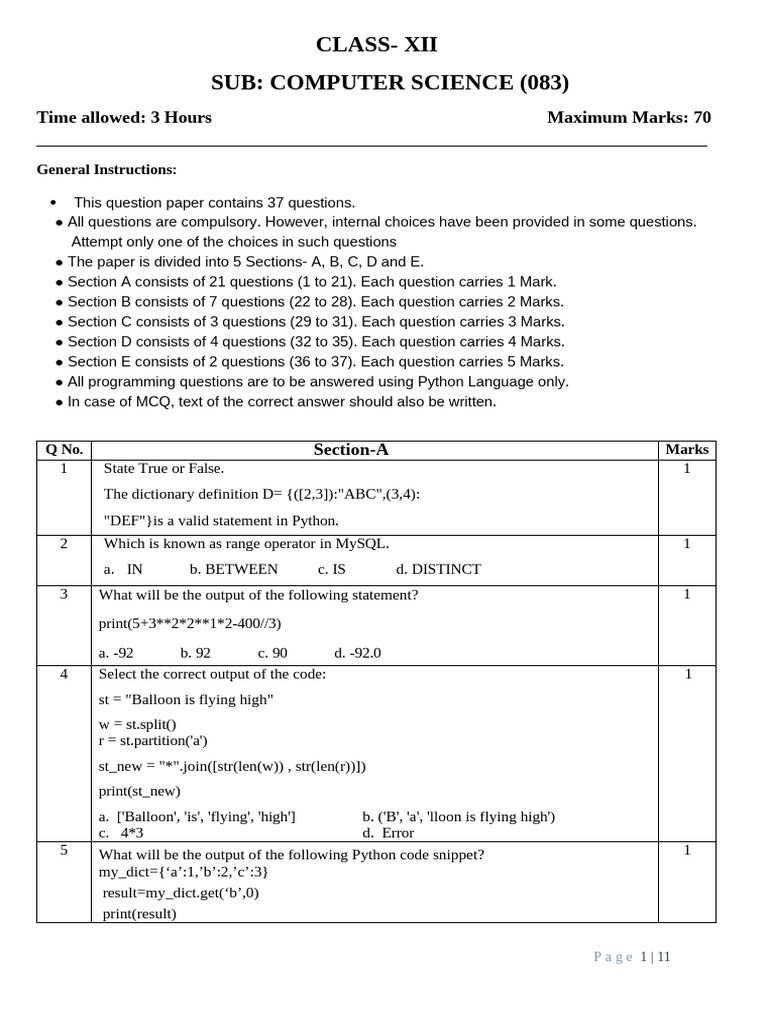Pract Test 1 | PDF