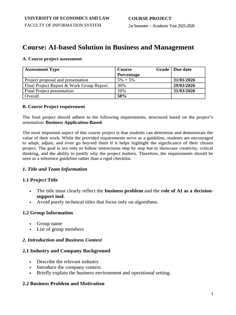 Project Requirement and Guidelines | PDF | Performance Indicator ...