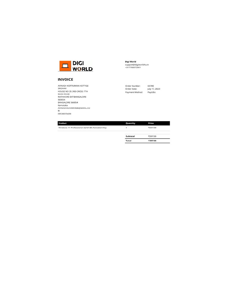 Digi Bill | PDF