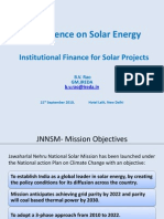 Conference on Solar Energy Institutional Finance