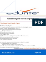 West Bengal Board Sample Papers