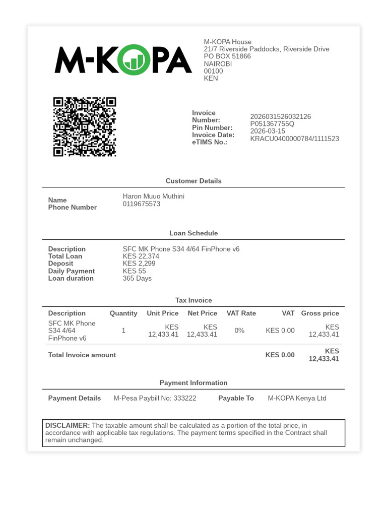 Invoice | PDF