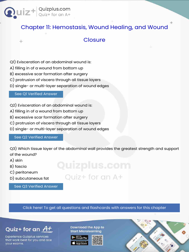 Evisceration of An Abdominal Wound Is | PDF