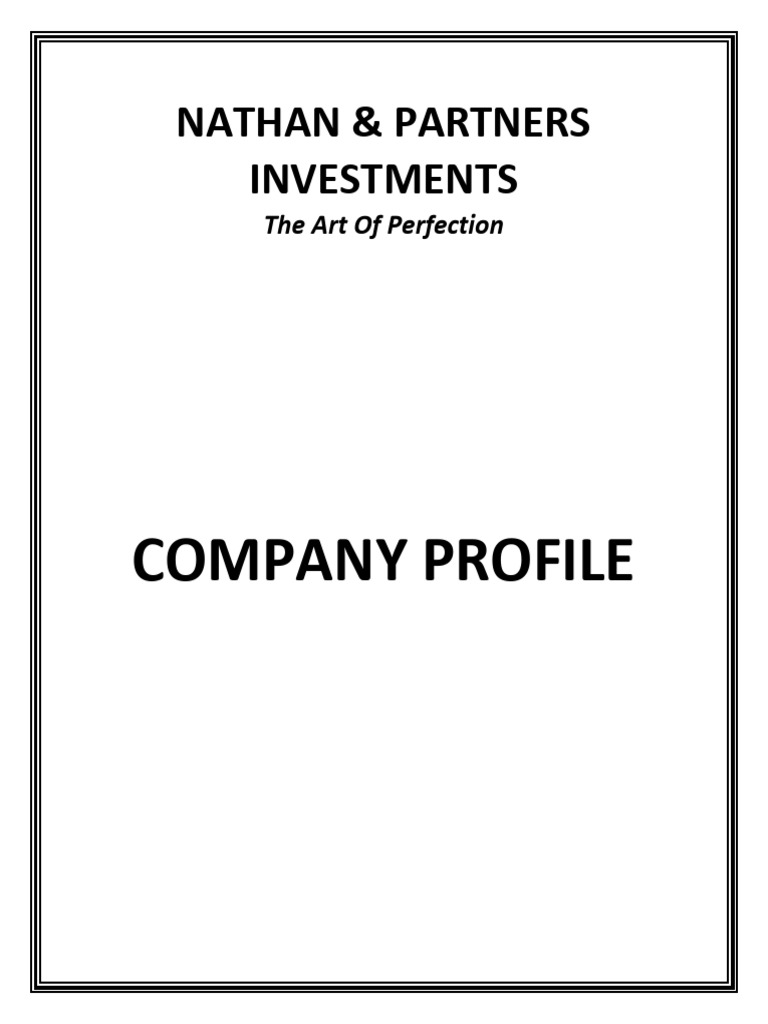 Nathan and Partners Profile | PDF