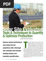 SolarPro Solar Site Evaluation