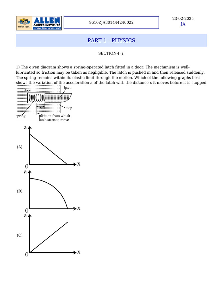 Major Test - 7 Paper 2 | PDF