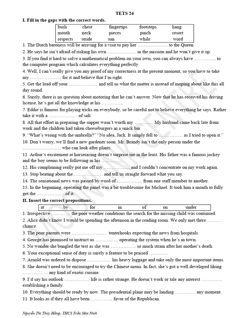 Test 24 | PDF
