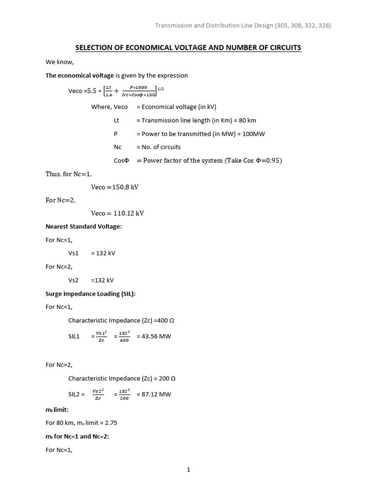 Transmission and Distribution Design | PDF | Electric Power ...