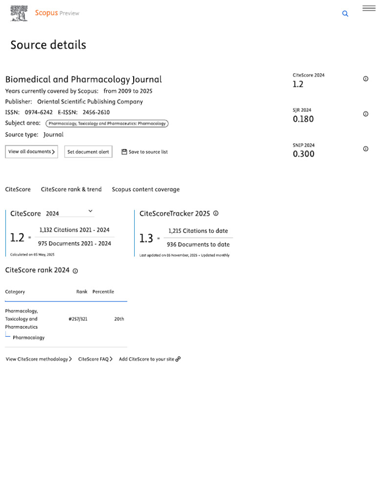 6 Biomedical and Pharmacology Journal - Scopus PAGE 1 | PDF