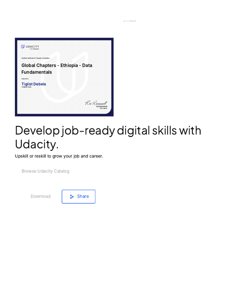 Develop Job-Ready Digital Skills With Udacity.: Global Chapters ...