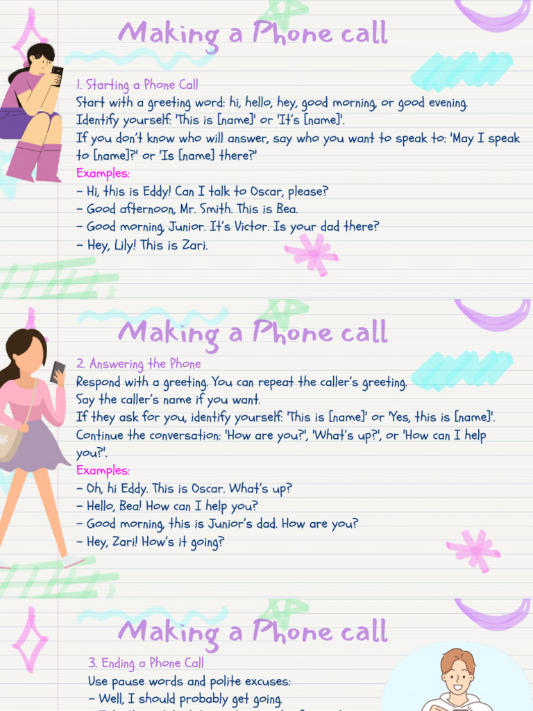 Making A Call | PDF