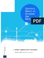 Quarterly Report On European Gas Markets: Market Observatory For Energy